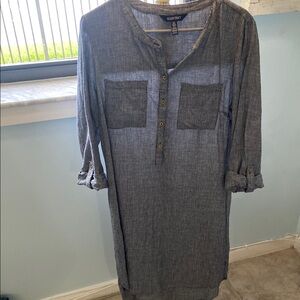 Ellen Tracy Black and White Checkered Blouse